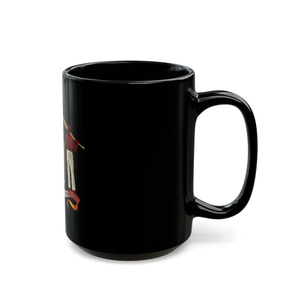 Coat of arms of British Honduras (1907-1967) - Black Coffee Mug-Go Mug Yourself