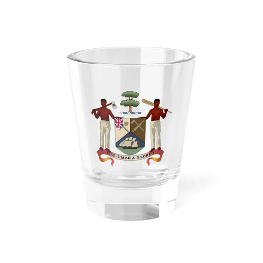 Coat of arms of British Honduras (1907-1967) - Shot Glass 1.5oz 1.5oz - Go Mug Yourself