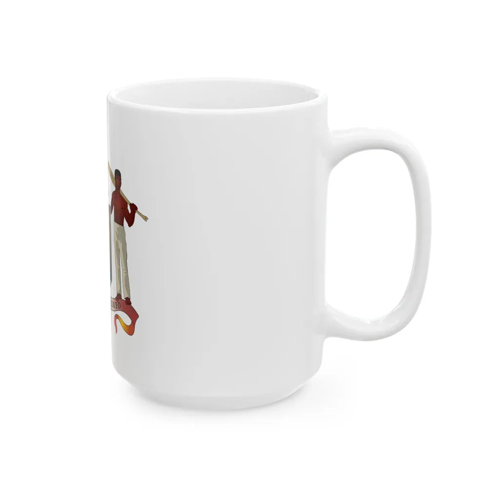 Coat of arms of British Honduras (1907-1967) - White Coffee Mug-Go Mug Yourself