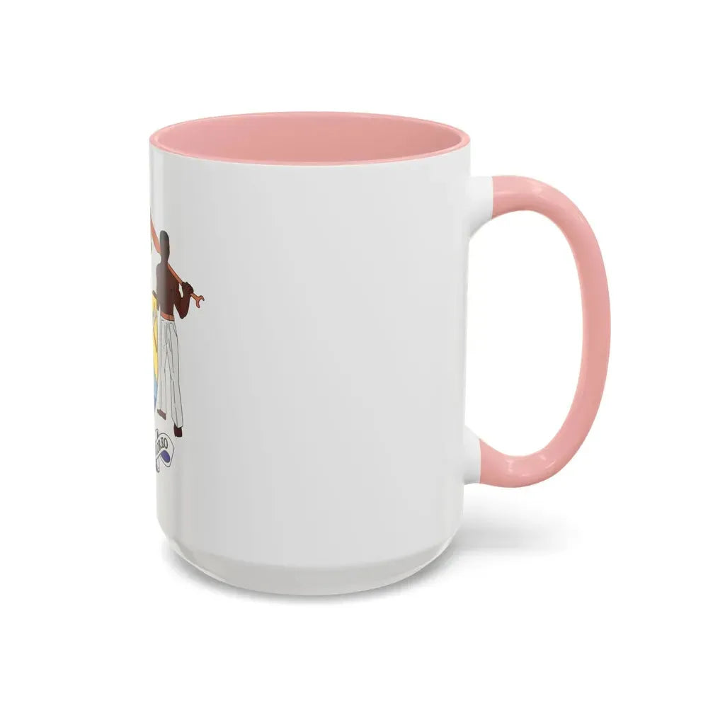 Coat of arms of British Honduras-Belize (1967-1981) - Accent Coffee Mug - Go Mug Yourself