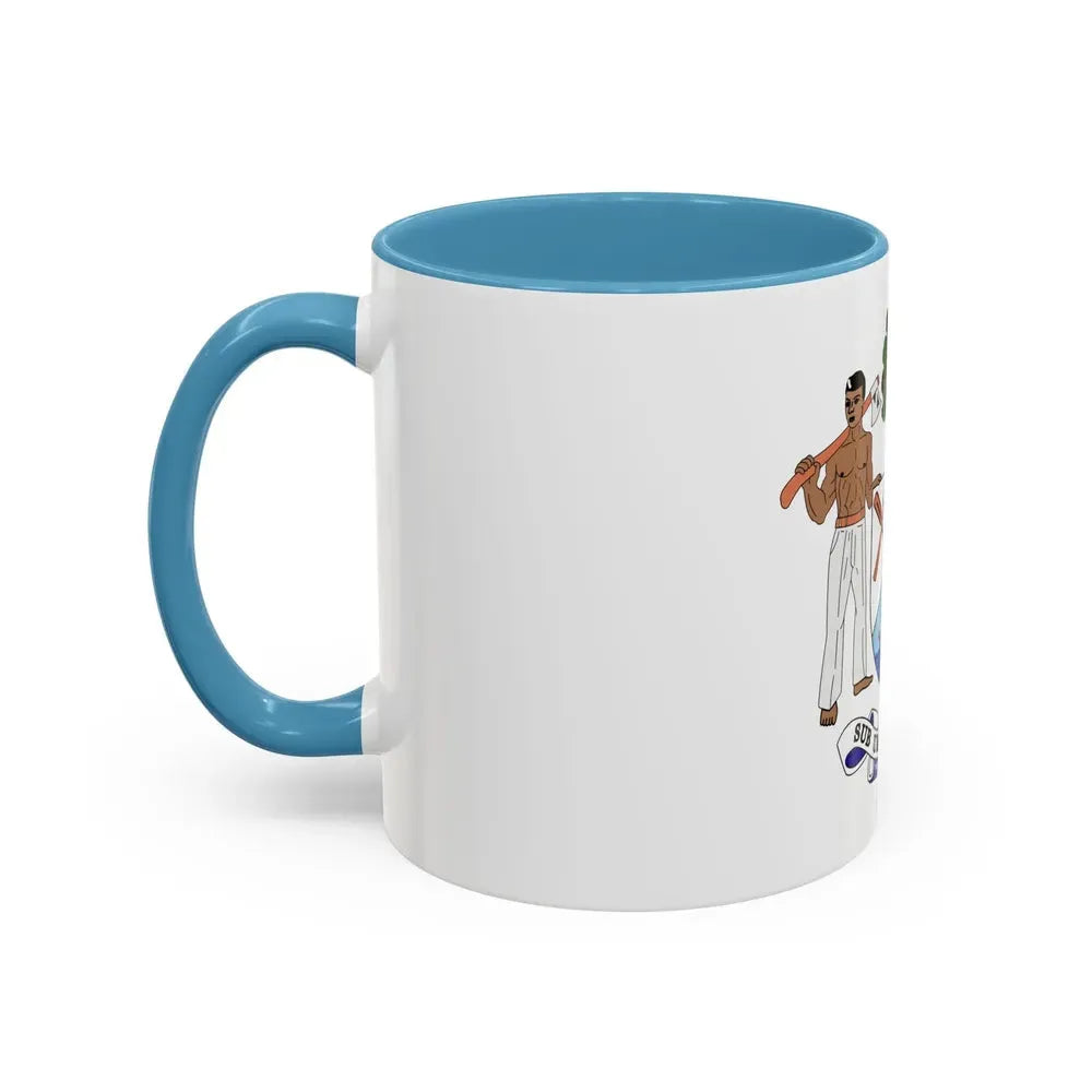 Coat of arms of British Honduras-Belize (1967-1981) - Accent Coffee Mug - Go Mug Yourself