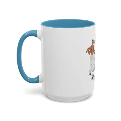Coat of arms of British Honduras-Belize (1967-1981) - Accent Coffee Mug - Go Mug Yourself