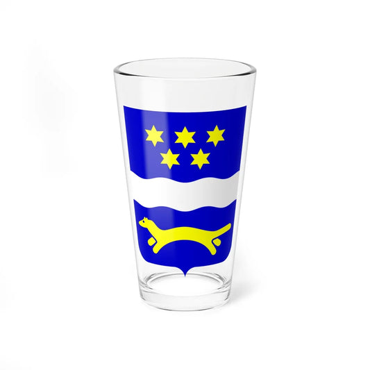 Coat of arms of Brod-Posavina County (Croatia) (Coat of Arms) Pint Glass 16oz 16oz - Go Mug Yourself
