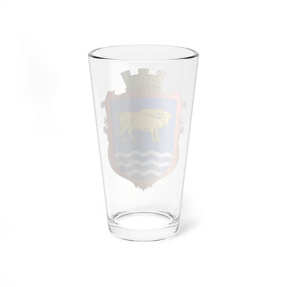 Coat of Arms of Brodky (Ukraine) (Coat of Arms) Pint Glass 16oz - Go Mug Yourself