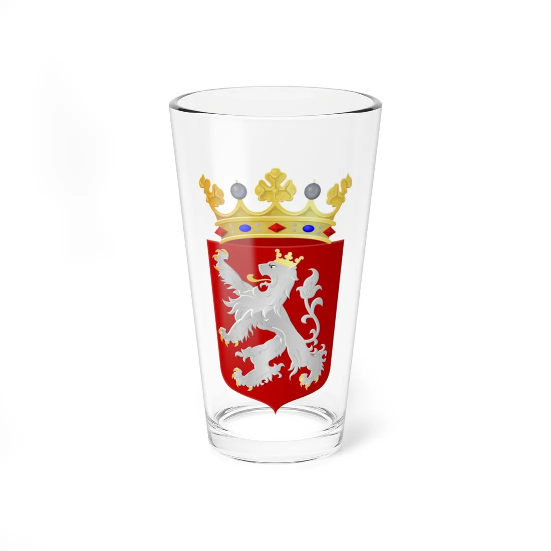 Coat of arms of Bronckhorst gemeente (Netherlands) (Coat of Arms) Pint Glass 16oz 16oz - Go Mug Yourself