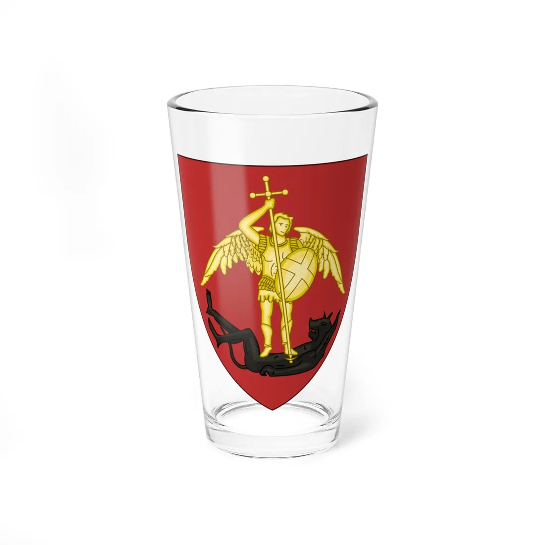 Coat of Arms of Brussels (Belgium) (Coat of Arms) Pint Glass 16oz 16oz - Go Mug Yourself