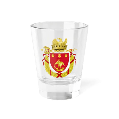Coat of arms of Brussels Napoleon (Belgium) (Coat of Arms) Shot Glass 1.5oz 1.5oz - Go Mug Yourself