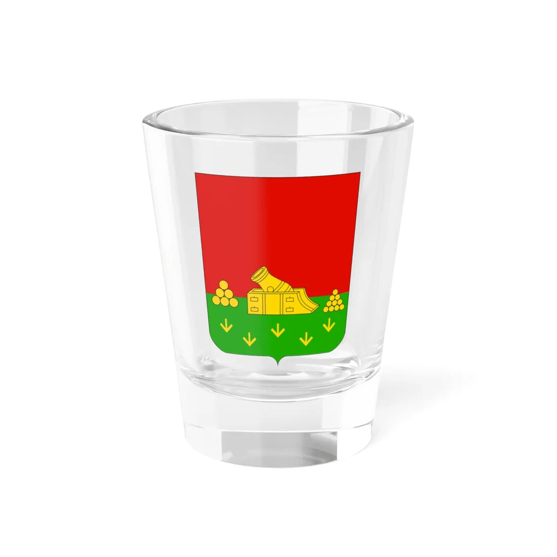 Coat of arms of Bryansk Bryansk Oblast (Russia) (Coat of Arms) Shot Glass 1.5oz 1.5oz - Go Mug Yourself