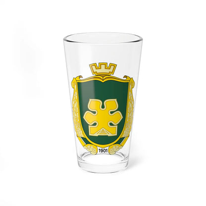 Coat of arms of Bucha (Ukraine) (Coat of Arms) Pint Glass 16oz 16oz - Go Mug Yourself
