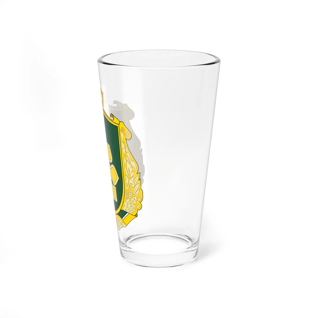 Coat of arms of Bucha (Ukraine) (Coat of Arms) Pint Glass 16oz - Go Mug Yourself