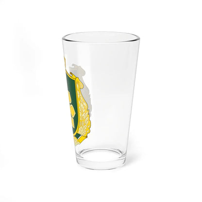 Coat of arms of Bucha (Ukraine) (Coat of Arms) Pint Glass 16oz - Go Mug Yourself