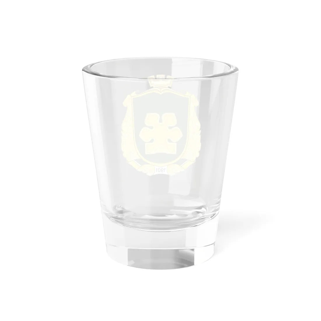 Coat of arms of Bucha (Ukraine) (Coat of Arms) Shot Glass 1.5oz - Go Mug Yourself