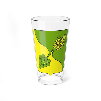 Coat of Arms of Budennovsky rayon Stavropol krai (Russia) (Coat of Arms) Pint Glass 16oz 16oz - Go Mug Yourself
