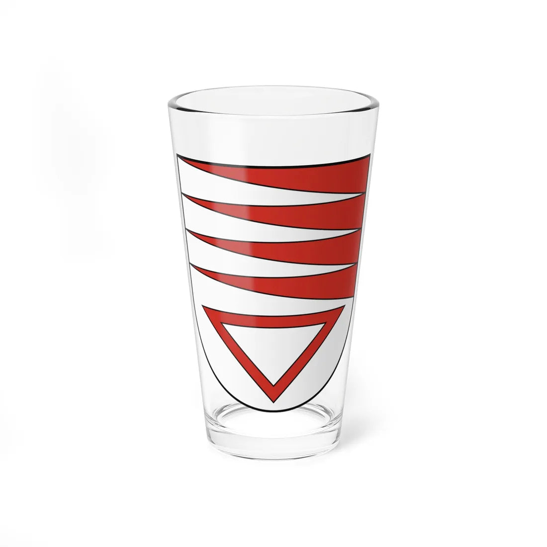 Coat of Arms of Budkovce (Slovakia) (Coat of Arms) Pint Glass 16oz 16oz - Go Mug Yourself