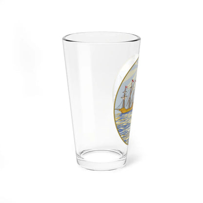 Coat of Arms of Buenos Aires 1649 (Equatorial Guinea) (Coat of Arms) Pint Glass 16oz - Go Mug Yourself