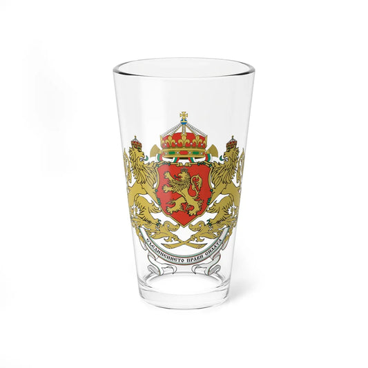 Coat of arms of Bulgaria 1927-1946 (Bulgaria) (Coat of Arms) Pint Glass 16oz 16oz - Go Mug Yourself