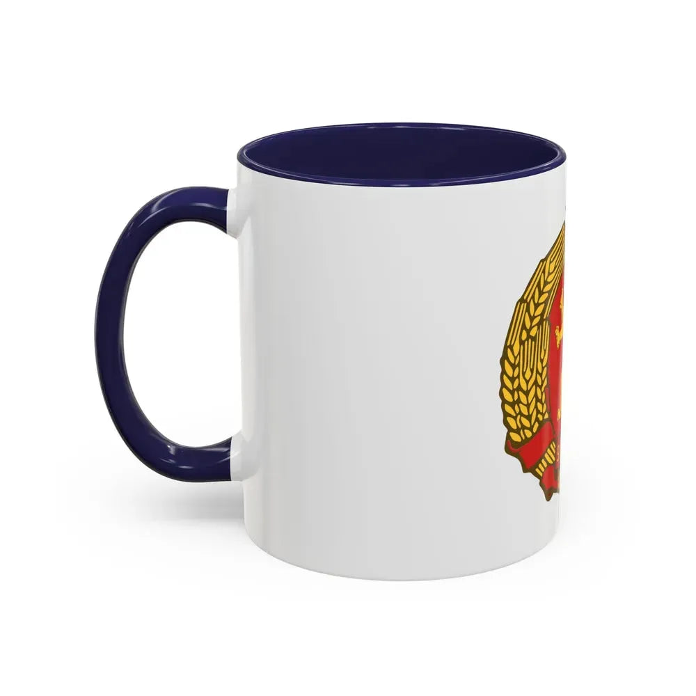 Coat of arms of Bulgaria (1948) - Accent Coffee Mug - Go Mug Yourself