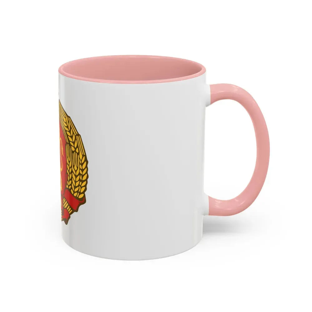Coat of arms of Bulgaria (1948) - Accent Coffee Mug - Go Mug Yourself