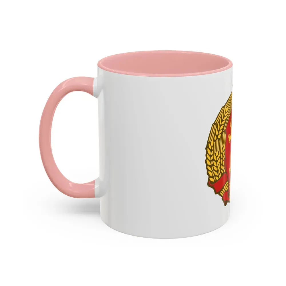 Coat of arms of Bulgaria (1948) - Accent Coffee Mug - Go Mug Yourself