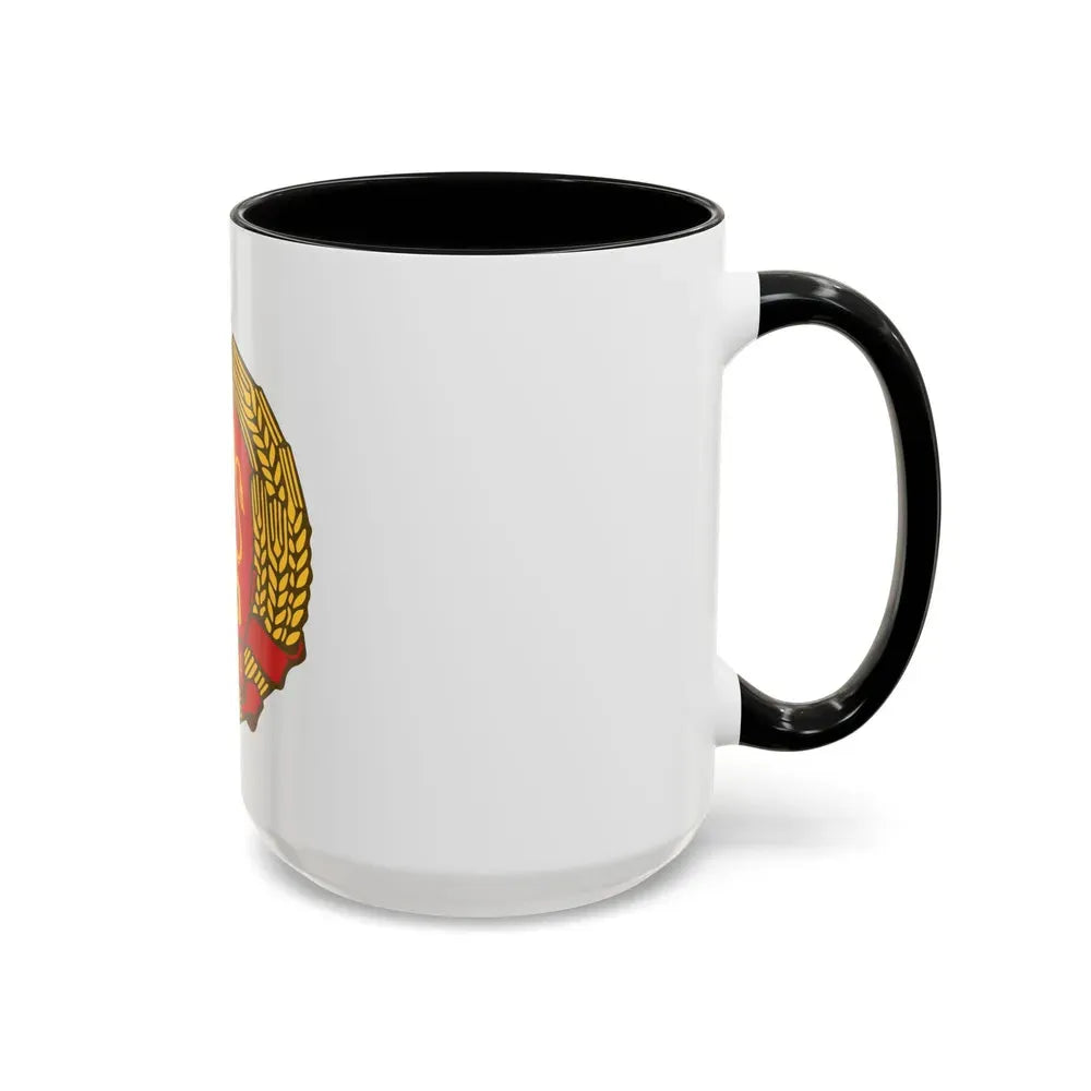 Coat of arms of Bulgaria (1948) - Accent Coffee Mug - Go Mug Yourself