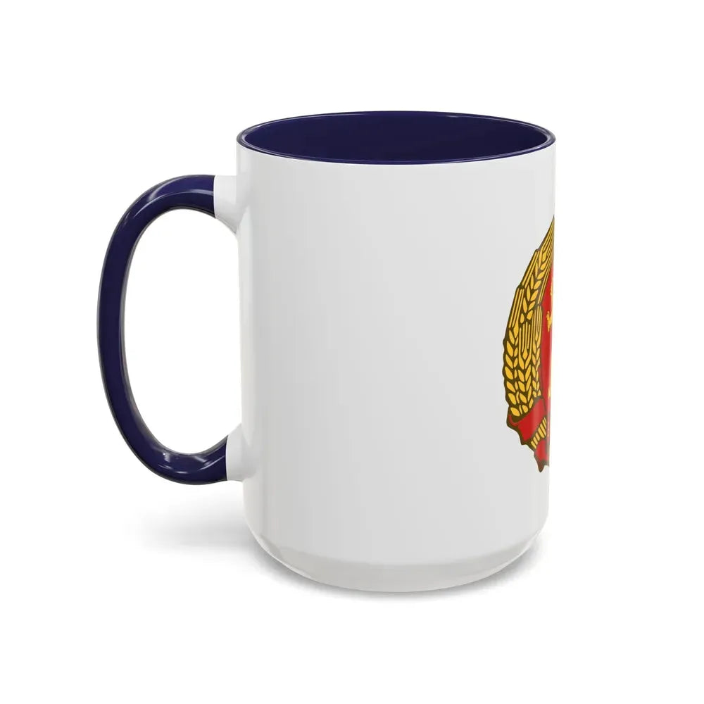 Coat of arms of Bulgaria (1948) - Accent Coffee Mug - Go Mug Yourself