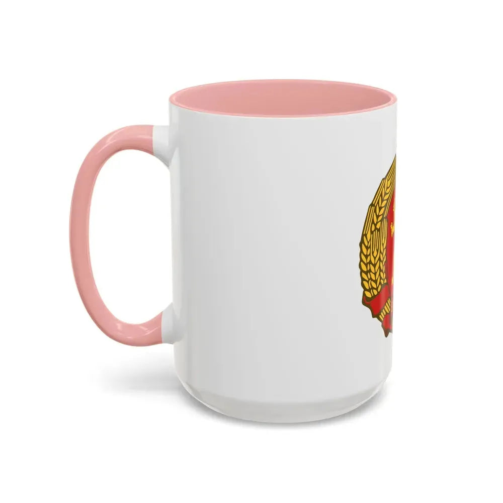 Coat of arms of Bulgaria (1948) - Accent Coffee Mug - Go Mug Yourself