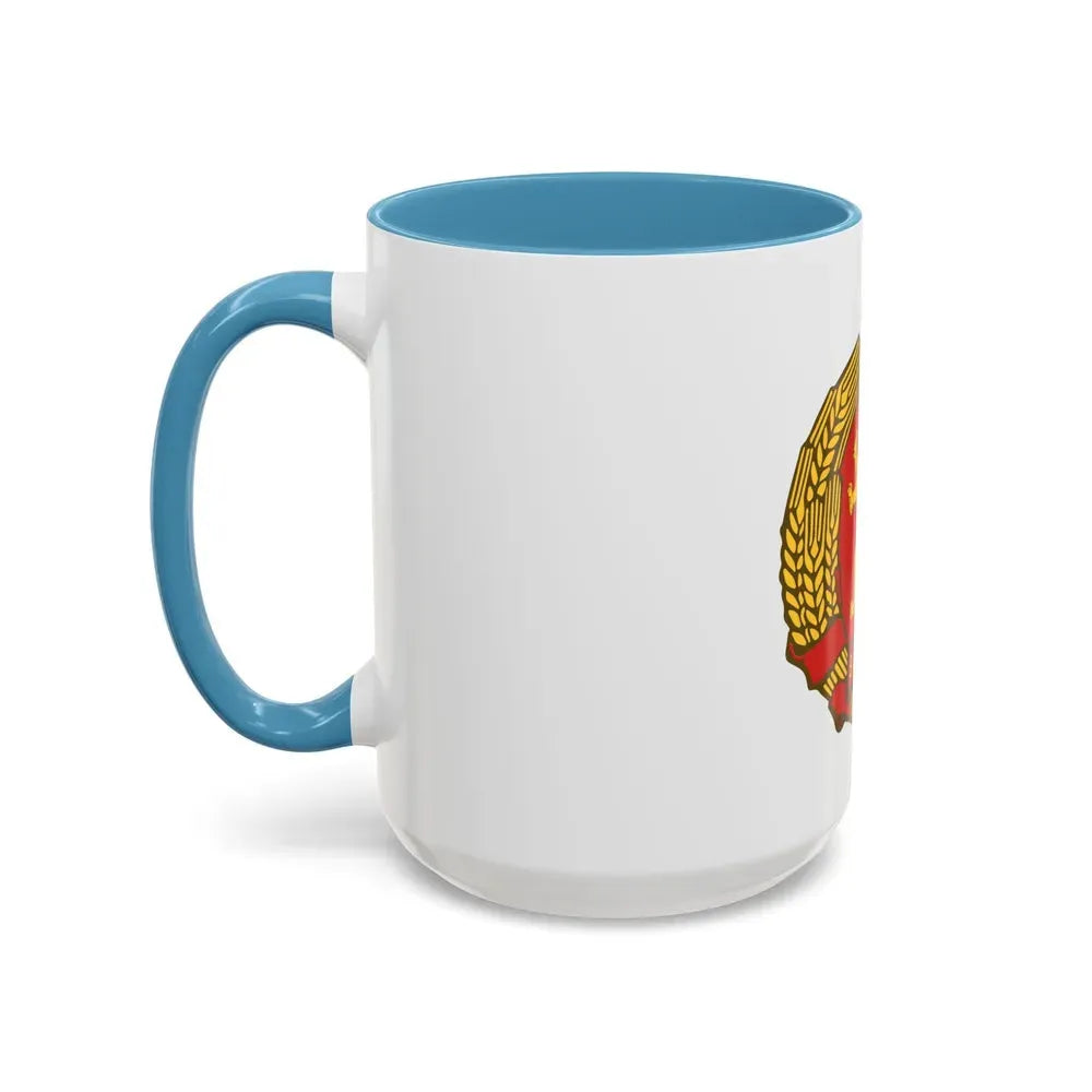 Coat of arms of Bulgaria (1948) - Accent Coffee Mug - Go Mug Yourself