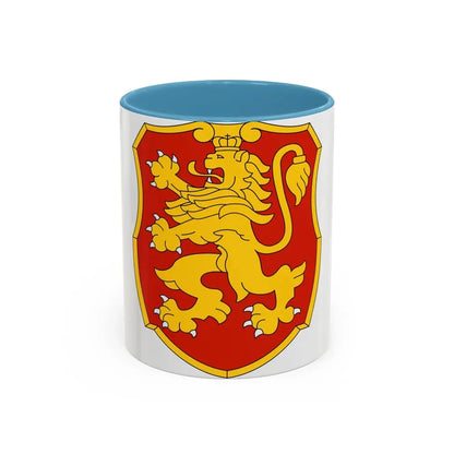 Coat of arms of Bulgaria 2 - Accent Coffee Mug 11oz Light Blue - Go Mug Yourself