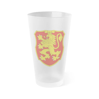 Coat of arms of Bulgaria 2 - Frosted Pint Glass 16oz-16oz-Frosted-Go Mug Yourself