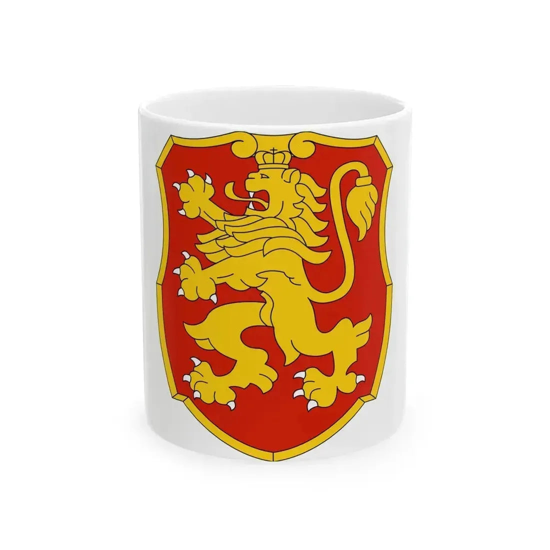Coat of arms of Bulgaria 2 - White Coffee Mug 11oz - Go Mug Yourself