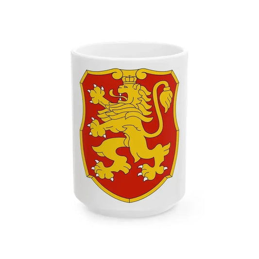 Coat of arms of Bulgaria 2 - White Coffee Mug 15oz - Go Mug Yourself