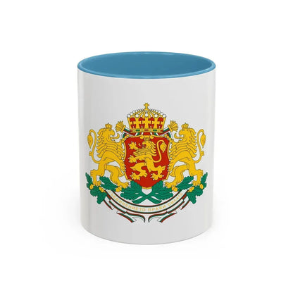 Coat of arms of Bulgaria - Accent Coffee Mug 11oz Light Blue - Go Mug Yourself