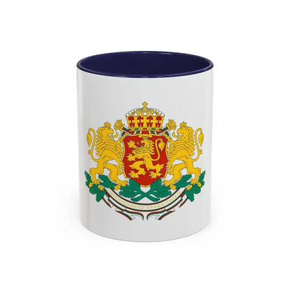 Coat of arms of Bulgaria - Accent Coffee Mug 11oz Navy - Go Mug Yourself