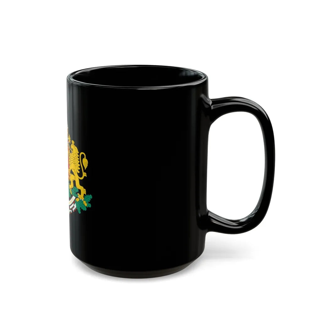 Coat of arms of Bulgaria - Black Coffee Mug-Go Mug Yourself