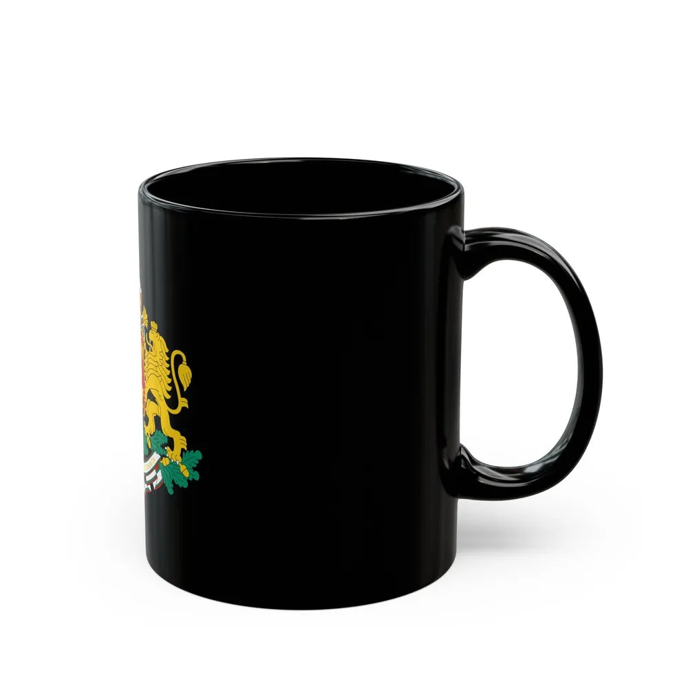 Coat of arms of Bulgaria - Black Coffee Mug-Go Mug Yourself