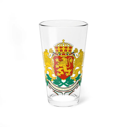 Coat of arms of Bulgaria (Bulgaria) (Coat of Arms) Pint Glass 16oz 16oz - Go Mug Yourself