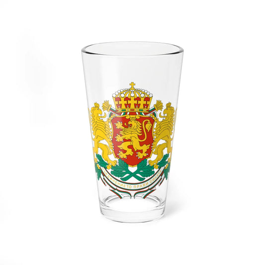 Coat of arms of Bulgaria (Bulgaria) (Coat of Arms) Pint Glass 16oz 16oz - Go Mug Yourself