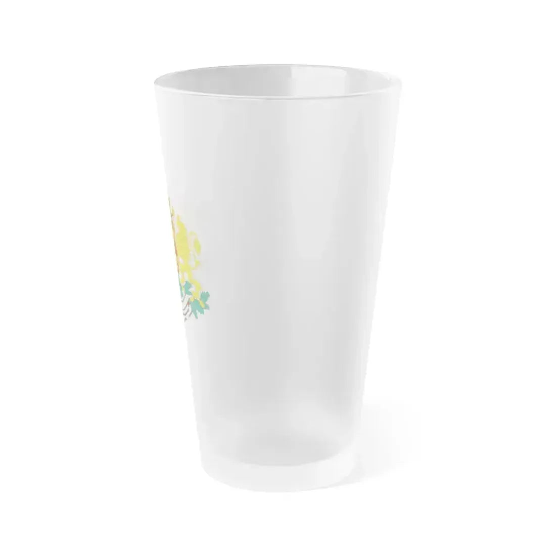 Coat of arms of Bulgaria - Frosted Pint Glass 16oz - Go Mug Yourself