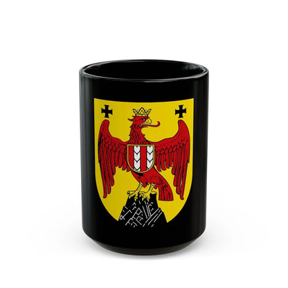 Coat of Arms of Burgenland Austria - Black Coffee Mug-15oz-Go Mug Yourself