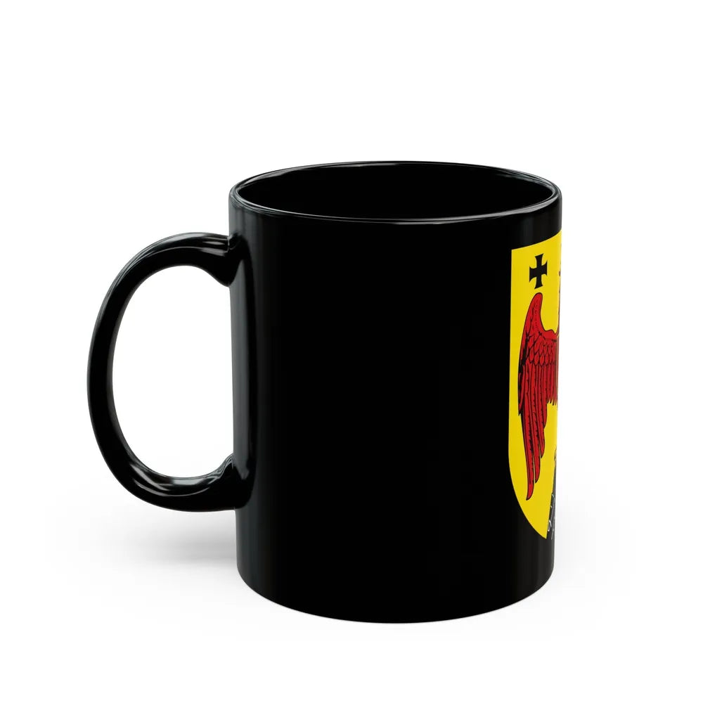 Coat of Arms of Burgenland Austria - Black Coffee Mug-Go Mug Yourself