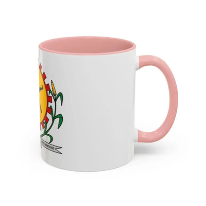 Coat of arms of Burkina Faso 1984-1991 - Accent Coffee Mug - Go Mug Yourself