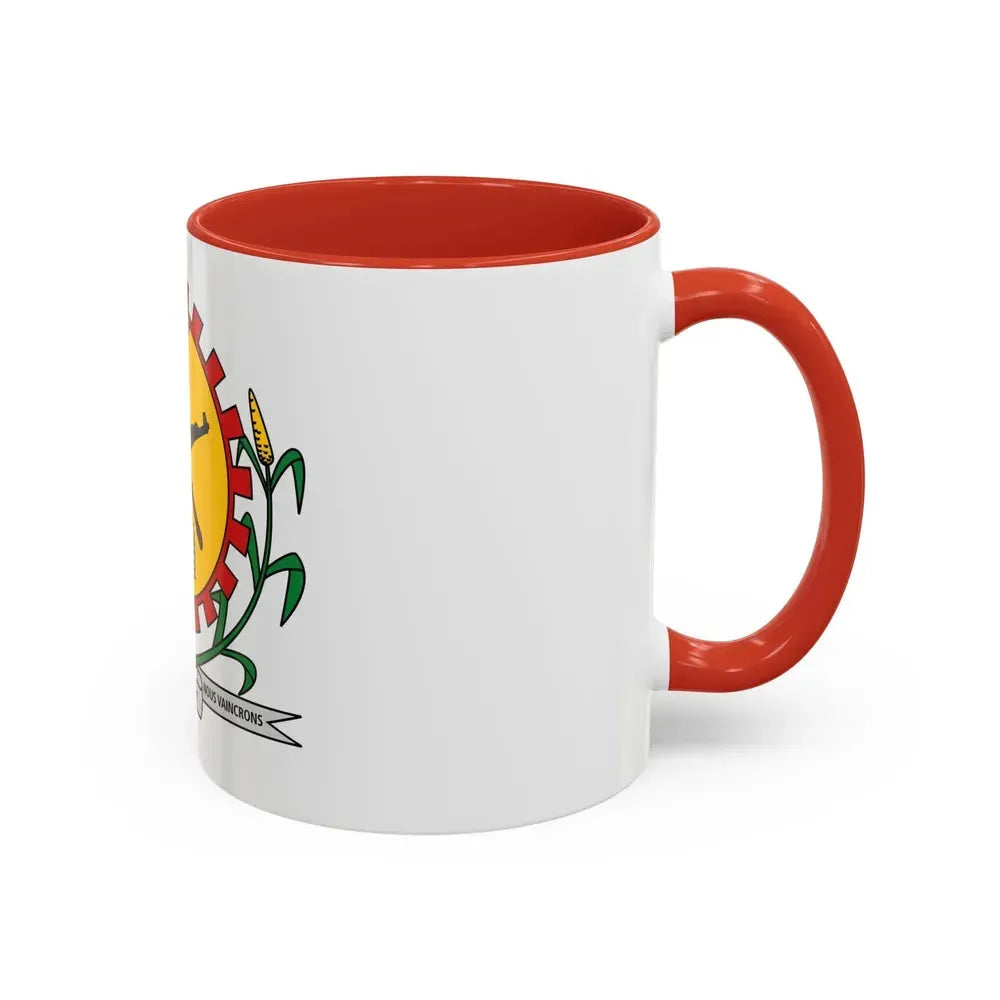 Coat of arms of Burkina Faso 1984-1991 - Accent Coffee Mug - Go Mug Yourself