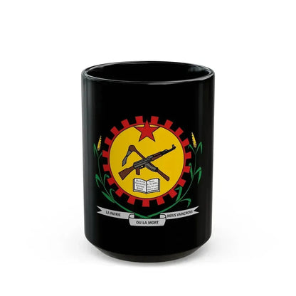 Coat of arms of Burkina Faso 1984-1991 - Black Coffee Mug 15oz - Go Mug Yourself