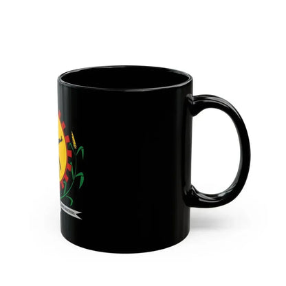 Coat of arms of Burkina Faso 1984-1991 - Black Coffee Mug - Go Mug Yourself