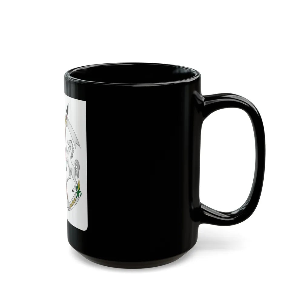 Coat of arms of Burkina Faso - Black Coffee Mug-Go Mug Yourself