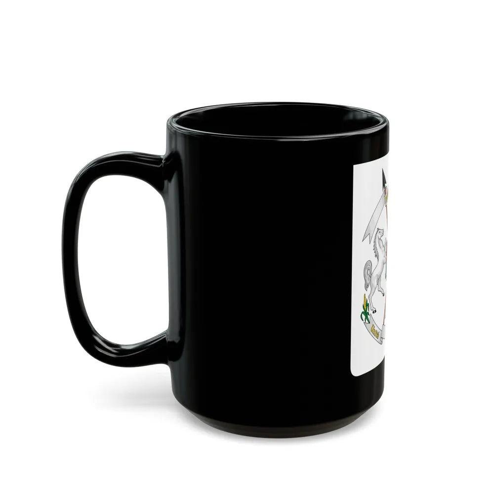 Coat of arms of Burkina Faso - Black Coffee Mug-Go Mug Yourself