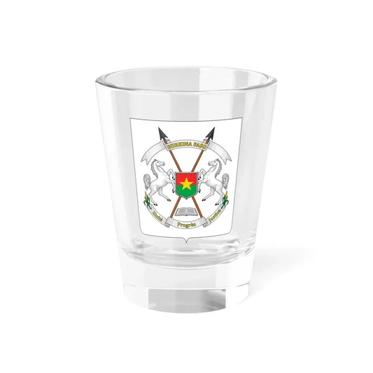 Coat of arms of Burkina Faso - Shot Glass 1.5oz 1.5oz - Go Mug Yourself