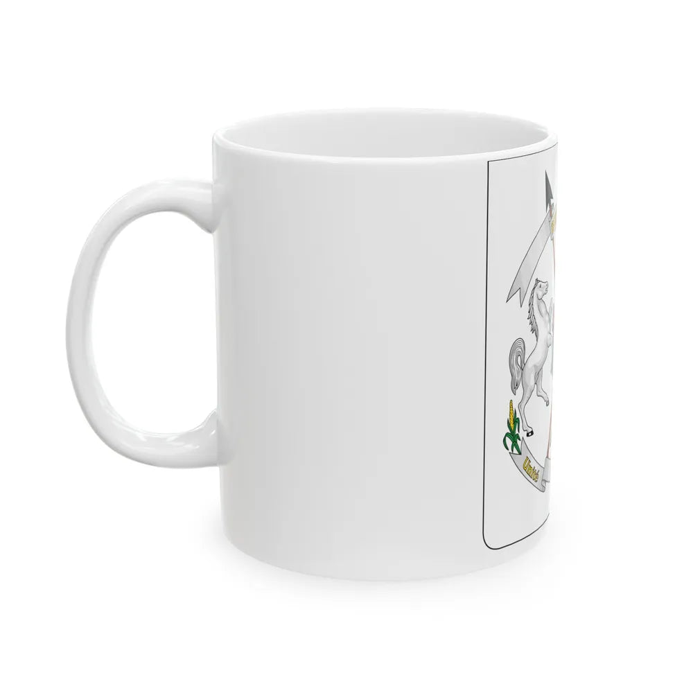 Coat of arms of Burkina Faso - White Coffee Mug-Go Mug Yourself