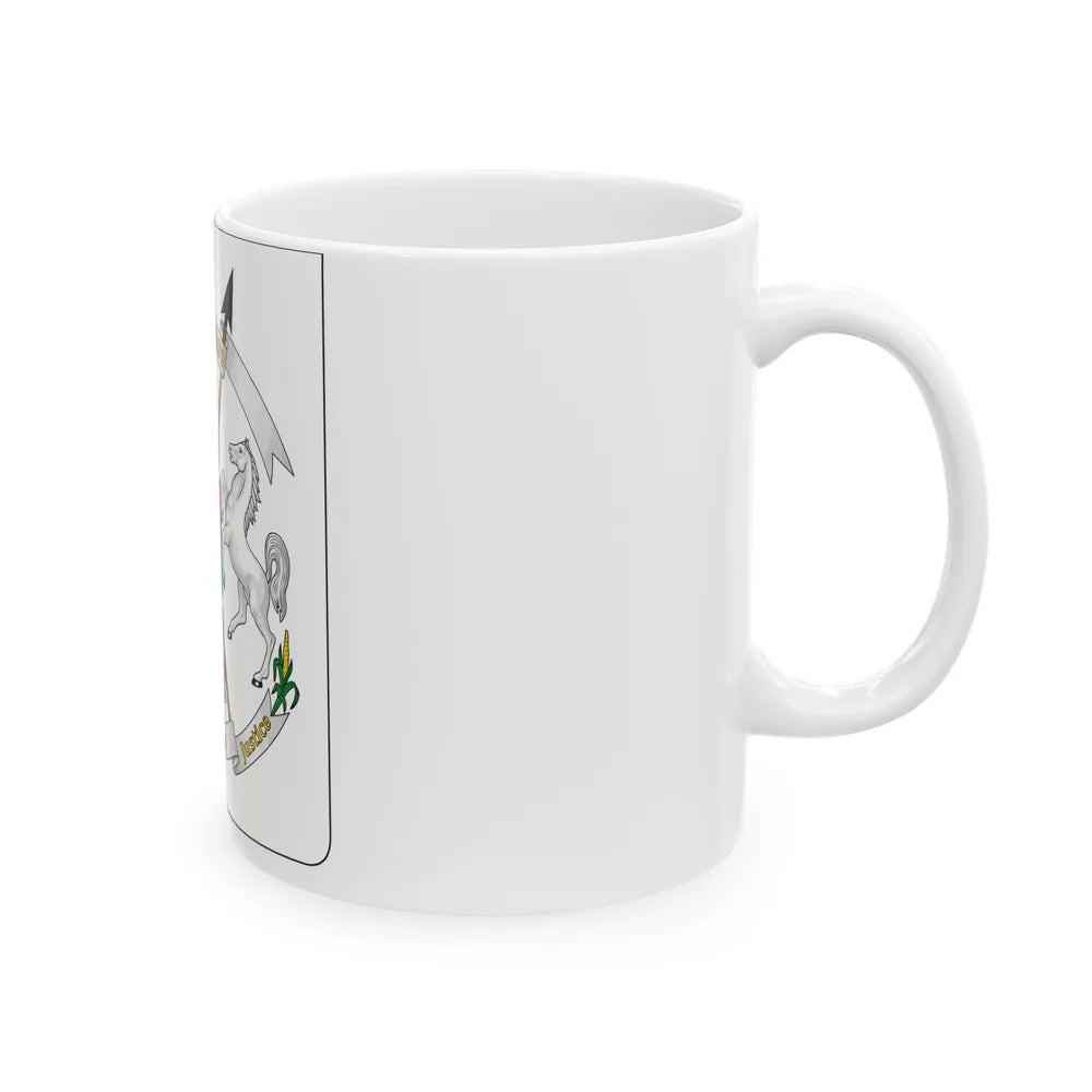 Coat of arms of Burkina Faso - White Coffee Mug-Go Mug Yourself