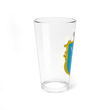 Coat of Arms of Burshtyn 2003-2013 (Ukraine) (Coat of Arms) Pint Glass 16oz - Go Mug Yourself